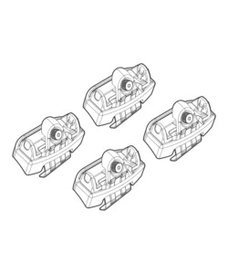 KIT ATTACCHI PER BARRE AUTO PORTATUTTO KIA RIO 5P 17>  N21212