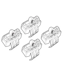 KIT ATTACCHI PER BARRE AUTO PORTATUTTO ALFA ROMEO STELVIO 17>  N21206