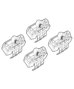 KIT ATTACCHI PER BARRE AUTO PORTATUTTO CITROEN C3 16>  N21202
