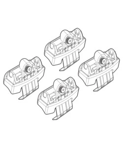 KIT ATTACCHI PER BARRE AUTO PORTATUTTO FORD EDGE 16>  N21197