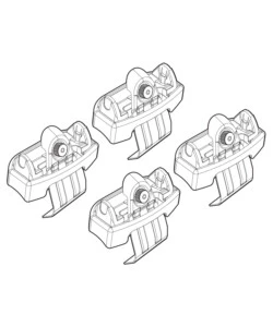 KIT ATTACCHI PER BARRE AUTO PORTATUTTO HONDA HR-V 15>  N21192