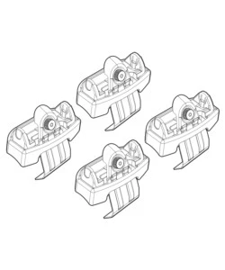 KIT ATTACCHI PER BARRE AUTO PORTATUTTO MAZDA 3 14>  N21190