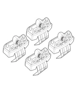 KIT ATTACCHI PER BARRE AUTO PORTATUTTO FIAT TIPO 3/5P 15>  N21185