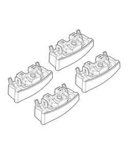 KIT ATTACCHI PER BARRE AUTO PORTATUTTO BMW S4 COUPE 14> S4 GRAND COUPE 15>,  N21175