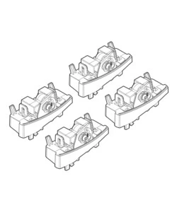KIT ATTACCHI PER BARRE AUTO PORTATUTTO OPEL CORSA 3/5P 06>14, 14>  N21170