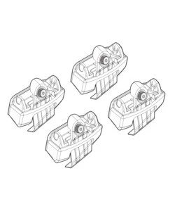 KIT ATTACCHI PER BARRE AUTO PORTATUTTO KIA PICANTO 5P 05/11>  N21167