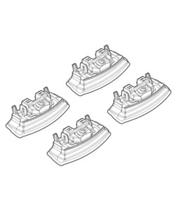 KIT ATTACCHI PER BARRE AUTO PORTATUTTO KIA CEE D 05/12>  N21165