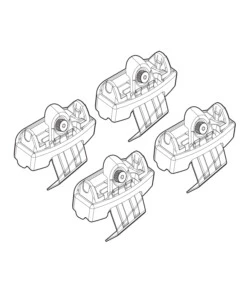 KIT ATTACCHI PER BARRE AUTO PORTATUTTO VOLVO V40 12>  N21126