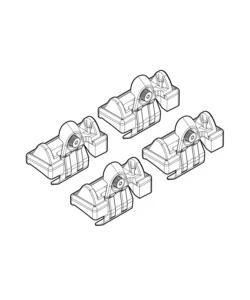 KIT ATTACCHI PER BARRE AUTO PORTATUTTO VW FOX 3D 05/05> 12/10  N21054