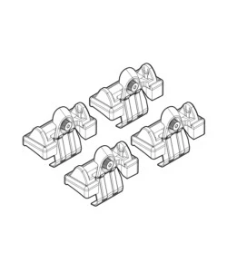 KIT ATTACCHI PER BARRE AUTO PORTATUTTO TOYOTA AVENSIS 4D 05/03>03/09  N21040