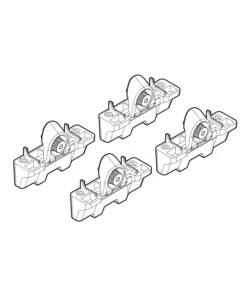 KIT ATTACCHI PER BARRE AUTO PORTATUTTO HONDA CR-V 3/5D 4/02>12/06  N21015