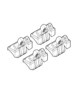 KIT ATTACCHI PER BARRE AUTO PORTATUTTO AUDI A3 3D 05/03>  N21010