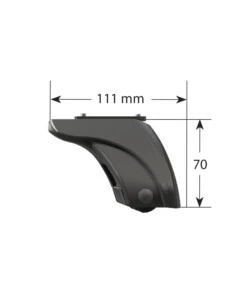 SET 4 PIEDI A PROFILO BASSO PER VETTURE CON TETTO STANDARD  N20002