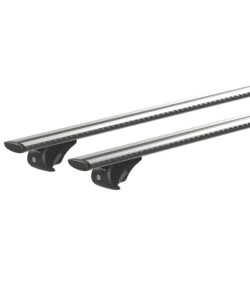COPPIA BARRE PORTATUTTO IN ALLUMINIO SILENZIO RAIL - L - 128 CM  N15096