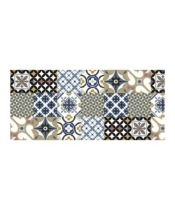TAPPETO VINILICO STAMPATO "IDRAULICO", 50X110 CM