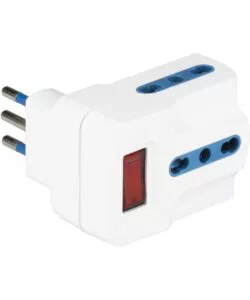 ADATTATORE MULTISIZE SPINA 10A 3 PRESE 10/16A - POLYPOOL