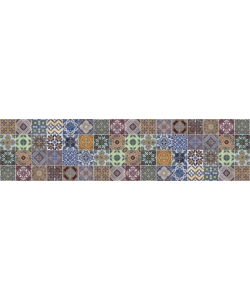 PARASCHIZZI ADESIVO IN PVC "AZULEJOS", 260X60 CM
