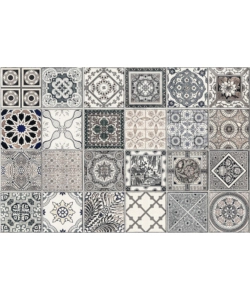 PARASCHIZZI IN ALLUMINIO AZULEJOS GRIGIE, 48X72 CM