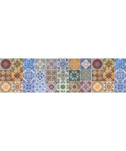 RUNNER IN VINILE SPRING TILE CARPET, 50X180 CM
