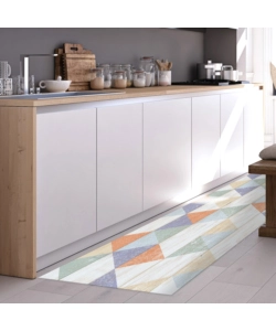 RUNNER IN VINILE COLOUR WOOD, 50X180 CM