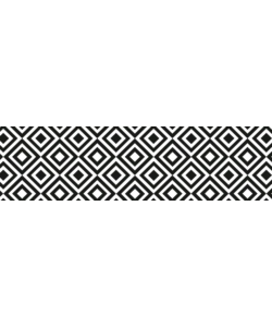 RUNNER IN VINILE BLACK & WHITE, 50X180 CM