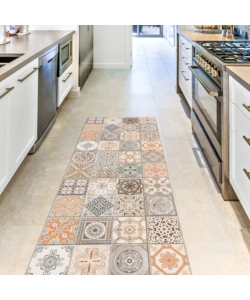 RUNNER IN VINILE PERSIAN TILES, 50X240 CM