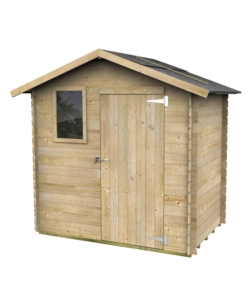 CASETTA IN LEGNO DA GIARDINO ALCE "LIVIA" IN ABETE 198X130X205 CM