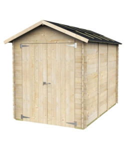 CASETTA IN LEGNO DA GIARDINO ALCE "FIAMMA" IN ABETE 178X273X226 CM