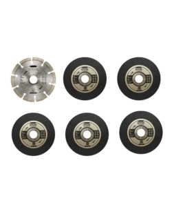 SET DI 6 DISCHI PER SMERIGLIATRICE RAK6AGD125, DIAMETRO 125 MM - RYOBI