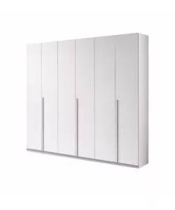 ARMADIO 6 ANTE "GIOTTO" BIANCO GRAFFIATO 258X54X240 CM