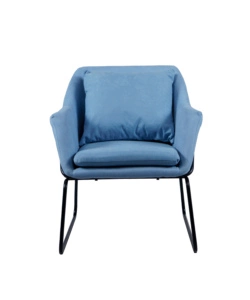 POLTRONA "OSLO" AZZURRA, 68X70X79,5 CM
