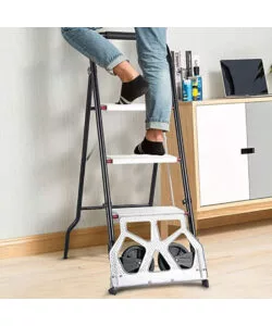 SCALA-CARRELLO CON DOPPIA FUNZIONE, PORTATA 160 KG - GRIMA
