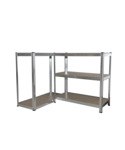 SCAFFALI IN METALLO ZINCATO "JOKER" 4 RIPIANI, 90x40x180 CM PORTATA 175 KG - GRIMA