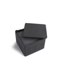 SET KETER "CLAIRE LOUNGE" DA ESTERNO CON DUE DIVANI A DUE POSTI E UN TAVOLO 55,5X55,5 COLOR GRAFITE - K253445