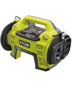 COMPRESSORE ARIA PORTATILE A BATTERIA RYOBI "R18I-0" CON ACCESSORI 18V SOLO CORPO MACCHINA