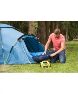 COMPRESSORE ARIA PORTATILE A BATTERIA RYOBI "R18I-0" CON ACCESSORI 18V SOLO CORPO MACCHINA
