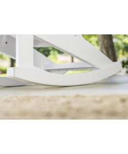 SEDIA DA ESTERNO DONDOLO "ROCKING" COLORE BIANCO, 80,.5X92X100,5 CM - KETER