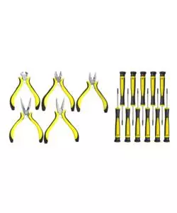 SET UTENSILI E PINZE DI PRECISIONE
