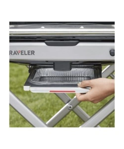 BARBECUE A GAS PORTATILE WEBER "TRAVELER" CON GRIGLIA 63,5X34,3 CM