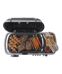 BARBECUE A GAS PORTATILE WEBER "TRAVELER" CON GRIGLIA 63,5X34,3 CM