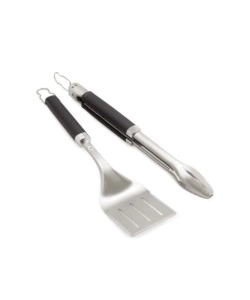 KIT ACCESSORI PINZA E PALETTA WEBER "PRECISION" IN ACCIAIO INOSSIDABILE