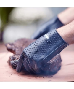 GUANTI PER BARBECUE IN SILICONE WEBER NERO TG L