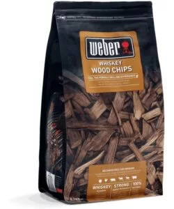 LEGNA DA AFFUMICATURA WEBER "WHISKEY" PER BARBECUE 700 GR
