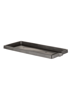 SOTTOVASO IN RESINA CON DECORO EFFETTO LEGNO, 80 CM