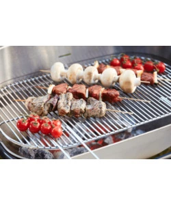 BARBECUE A CARBONELLA BARBECOOK "LOEWY 55" IN ACCIAIO INOX 55X33 CM