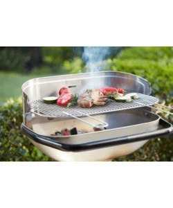 BARBECUE A CARBONELLA BARBECOOK "LOEWY 55" IN ACCIAIO INOX 55X33 CM