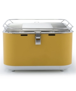 BARBECUE A CARBONELLA PORTATILE DA TAVOLO BARBECOOK "CARLO" GIALLO 38,5X28,5 CM
