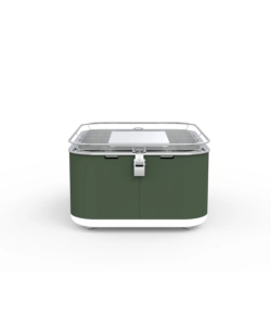 BARBECUE A CARBONELLA PORTATILE DA TAVOLO BARBECOOK "CARLO" VERDE 38,5X28,5 CM