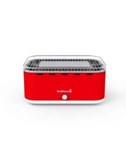 BARBECUE A CARBONELLA PORTATILE DA TAVOLO BARBECOOK "CARLO" ROSSO 38,5X28,5 CM