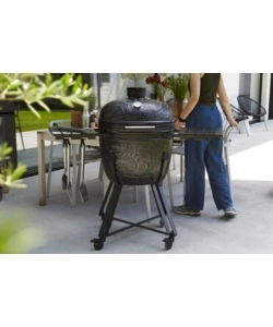 BARBECUE A CARBONELLA BARBECOOK "KAMADO KAMAL" CON TELO DI COPERTURA IN OMAGGIO E GRIGLIA 53 CM